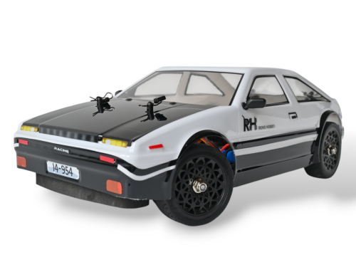 Радиоуправляемая машина для дрифта Remo Hobby RACING & DRIFT (бело-черная) 4WD 2.4G 1/14 RTR — RH1411-TWB, фото 1