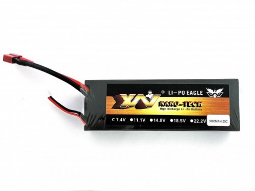 Аккумулятор Li-Po 7.4 3900mah 25C — 7.4-3900, фото 1