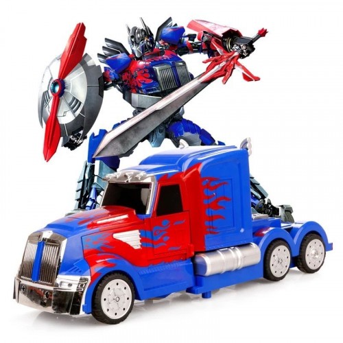Робот-трансформер Оптимус Прайм MZ Optimus Prime 2335P в масштабе 1/14, фото 1