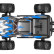 Радиоуправляемый монстр MJX Hyper Go H16H (синий) 4WD 2.4G LED GPS 1/16 RTR — MJX-H16H-BLUE, фото 5