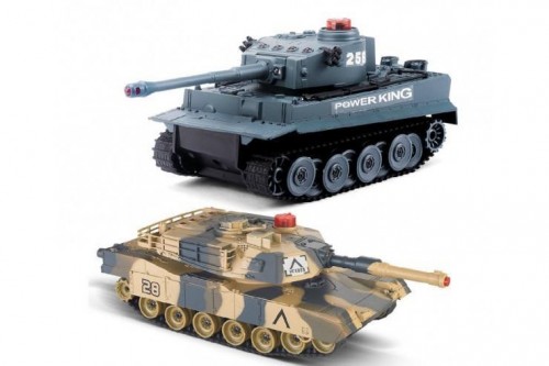 Танковый бой Huan QI Tiger vs Leopard 508C в масштабе 1/28, 2.4 GHz, фото 1