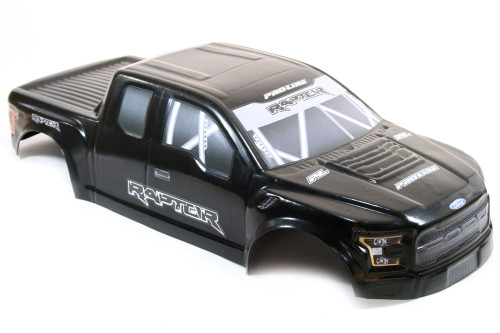 Корпус (кузов, корка) неубивайка черного цвета для Remo Hobby dinosaurs Ford Raptor F-150 для 1/8 — RO-3902, фото 1
