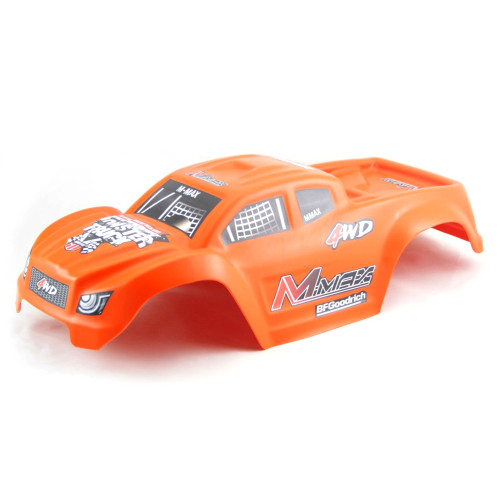 Корпус (кузов, корка) неубивайка оранжевого цвета для Remo Hobby Mmax 1/10 — RO-3912-ORANGE, фото 1