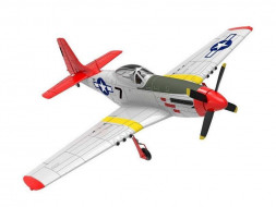 Радиоуправляемый самолет Volantex RC P51D 750мм Brushless 2.4G 4ch LiPo RTF with Gyro — EXA76801RRBL