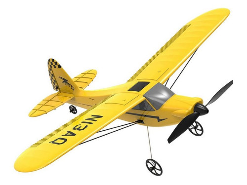 Радиоуправляемый самолет Volantex RC Sport Cub 400мм (желтый) 2.4G 3ch LiPo RTF with Gyro — EXA76114R, фото 1