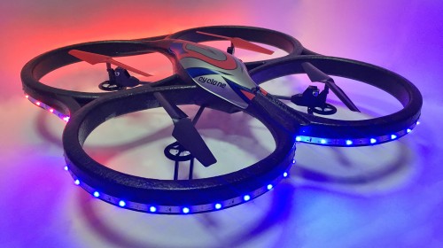 Квадрокоптер WLToys V333 со светодиодной лентой (LED лента) — v333-led, фото 1