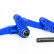 Тюнинг синяя усиленная рулевая трапеция Remo Hobby Mmax и EX3 1/10 — RP1962-BLUE, фото 2