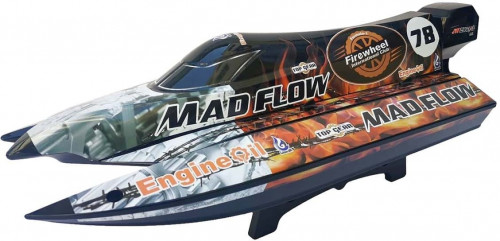 Радиоуправляемый катер - катамаран Joysway Mad Flow V3 Brushless F1 boat — JS8653V3, фото 1