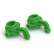 Зеленые тюнинг усиленные поворотные кулаки для моделей Remo Hobby 1/16 — RP2507-Green, фото 1