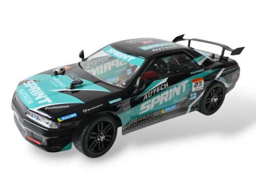 Радиоуправляемая машина для дрифта Remo Hobby RACING & DRIFT (черно-зеленая) 4WD 2.4G 1/14 RTR — RH1411-NBG, фото 1