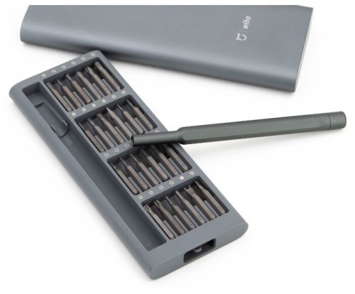 Отвертка с насадками Xiaomi MiJia Wiha Screwdriver Set Gray — JXLSD01XH (DZN4000CN), фото 1