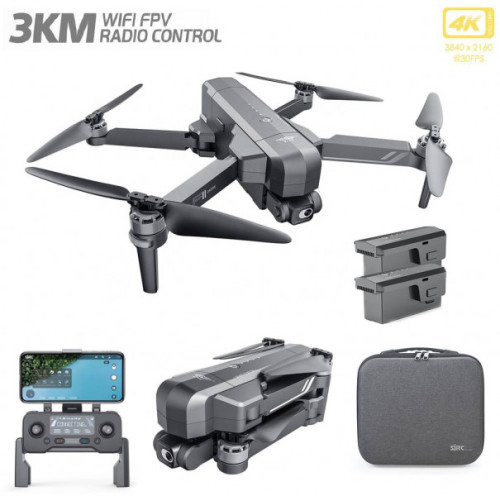 Квадрокоптер SJRC F11S 4K PRO 2-AXIS 4K EIS 5G GPS RTF (2 АКБ) — F11S 4K PRO COMBO, фото 1