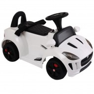 Детский электромобиль-каталка Jaguar F-Type Convertible White 6V 2.4G