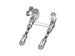 Рулевая трапеция в сборе для автомоделей MJX 10208 — MJX-10430