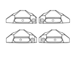 Защитные пластины амортизаторов для автомоделей MJX 10208 — MJX-10501