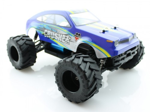 Радиоуправляемый монстр Himoto Crasher Brushless 4WD 2.4G 1/18 RTR + Li-Po и З/У, фото 1