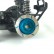 Хексы алюминиевые синие с тормозным диском для моделей Remo Hobby 1/16 — A9506-B, фото 2