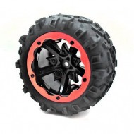 Колесо правое красное для Remo Hobby Dinosaurs RH8035, RH8036 1/8 — P3978-2R