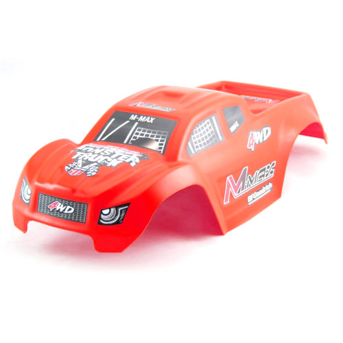 Корпус (кузов, корка) неубивайка красного цвета для Remo Hobby Mmax 1/10 — RO-3912-RED, фото 1