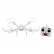 Квадрокоптер MJX X101 с WiFi FPV HD камерой C4008 и трансляцией видео на телефон, фото 7