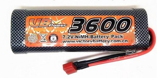 Аккумулятор VB-Power Ni-Mh 7.2V T-plug 3600 mAh для Remo Hobby — E9233, фото 1