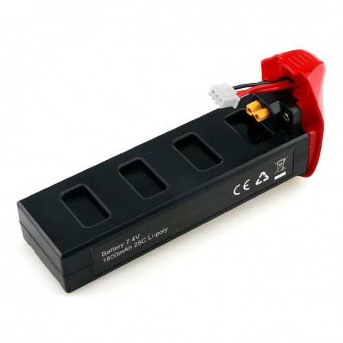 Аккумулятор Li-Po 7.4 V, 1800 mAh для квадрокоптера MJX Bugs B2W — MJX-B2W012, фото 1