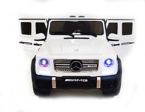 Радиоуправляемый детский электромобиль Mercedes Benz G65 White 12V 2.4G - G65, фото 1
