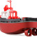 Радиоуправляемый буксир Tugboat черный 2.4G 1:72 — HL-3800-B, фото 4