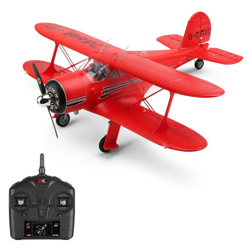 Радиоуправляемый самолет WLtoys Beech D17S RTF 2.4G — XK-A300-RED, фото 1