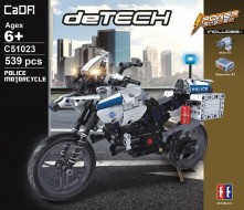Конструктор Double E Cada deTech "Мотоцикл Police" 539 деталей — C51023W