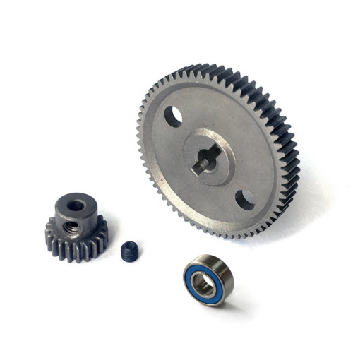 Стальной спур и пиньен для Remo Hobby Mmax 1/10 — G1764+G4121, фото 1