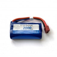 Аккумулятор для машин Remo Hobby 1/16, Li-ion 2000 mAh, 7.4 V — E9315-2000