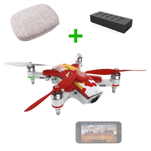 Складной квадрокоптер Xiro Xplorer mini + дополнительный аккумулятор и кейс — XIRO-Mini-D-Red, фото 1