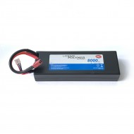 Li-Po аккумулятор 7.4 V, 8000 mAh T-plug Hardcase для радиоуправляемых моделей 1/10 и 1/8 — R-8000
