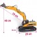 Экскаватор HUI NA TOYS HN1580 в масштабе 1/14 — HN1580, фото 7