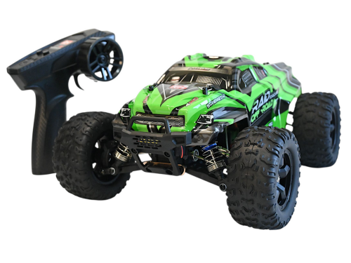Радиоуправляемый монстр Remo Hobby (зеленый) 4WD 2.4G 1/14 RTR — RH1435-GREEN, фото 1