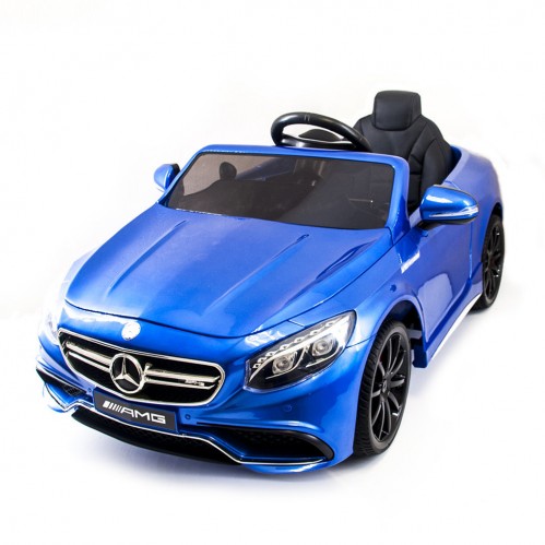 Детский электромобиль Mercedes Benz S63 LUXURY 2.4G - Blue - HL169-LUX, фото 1