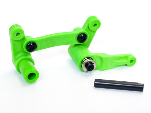 Тюнинг зеленая усиленная рулевая трапеция Remo Hobby Mmax и EX3 1/10 — RP1962-green, фото 1
